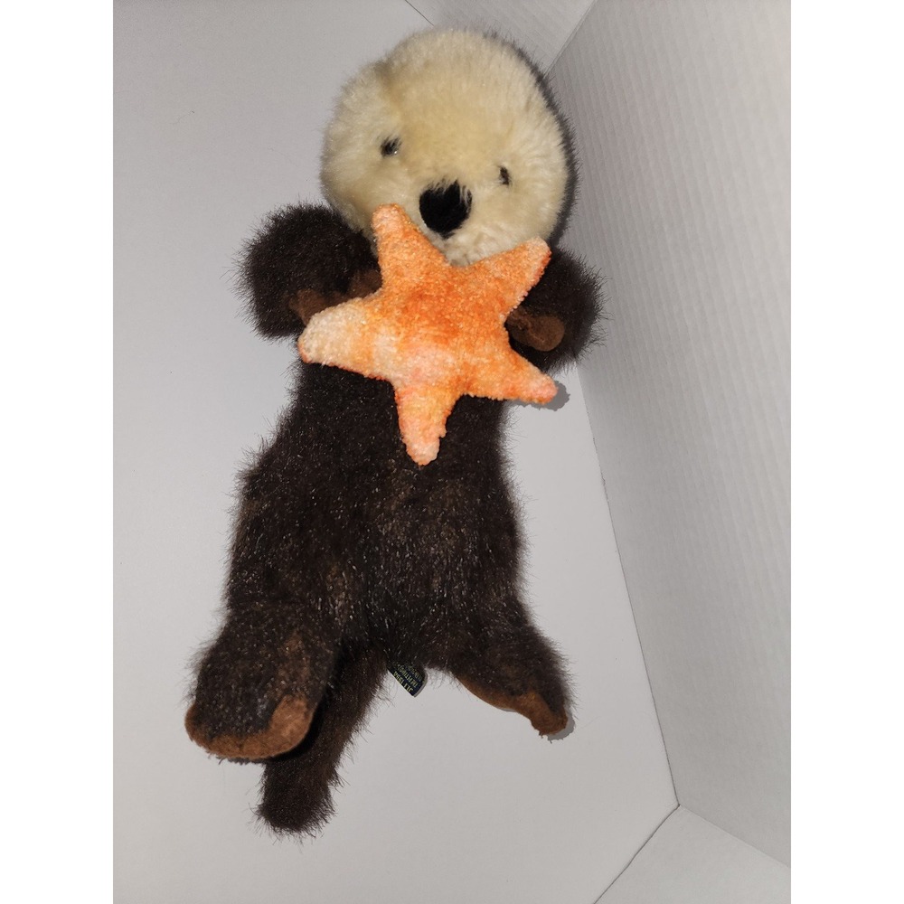 The Petting‎ Zoo Otter with Starfish Vintage Plush 1994